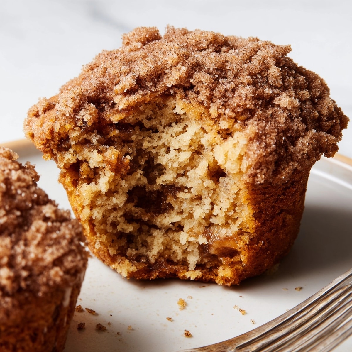 Enjoy warm, spiced Cinnamon Ginger Spice Muffins for breakfast, alongside coffee or tea.