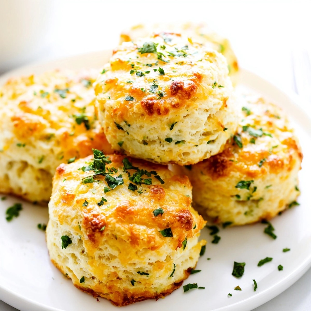 Imagine biting into soft Cheesy Garlic Biscuits with Ricotta, warm from the oven.