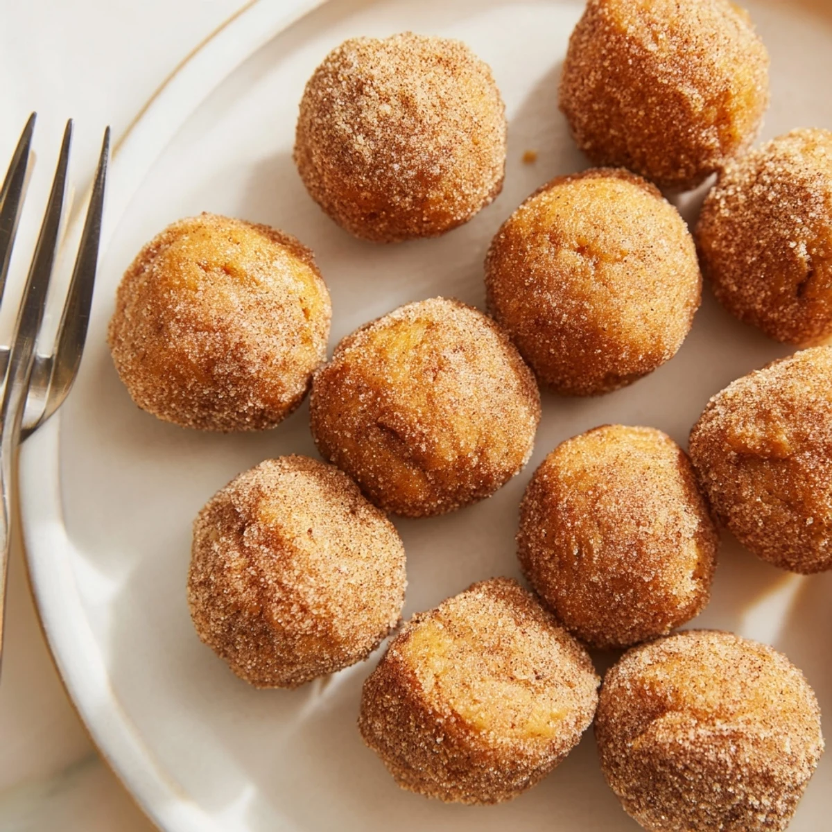 Warm, fluffy pumpkin muffin balls with cozy spices, ideal for autumn gatherings.
