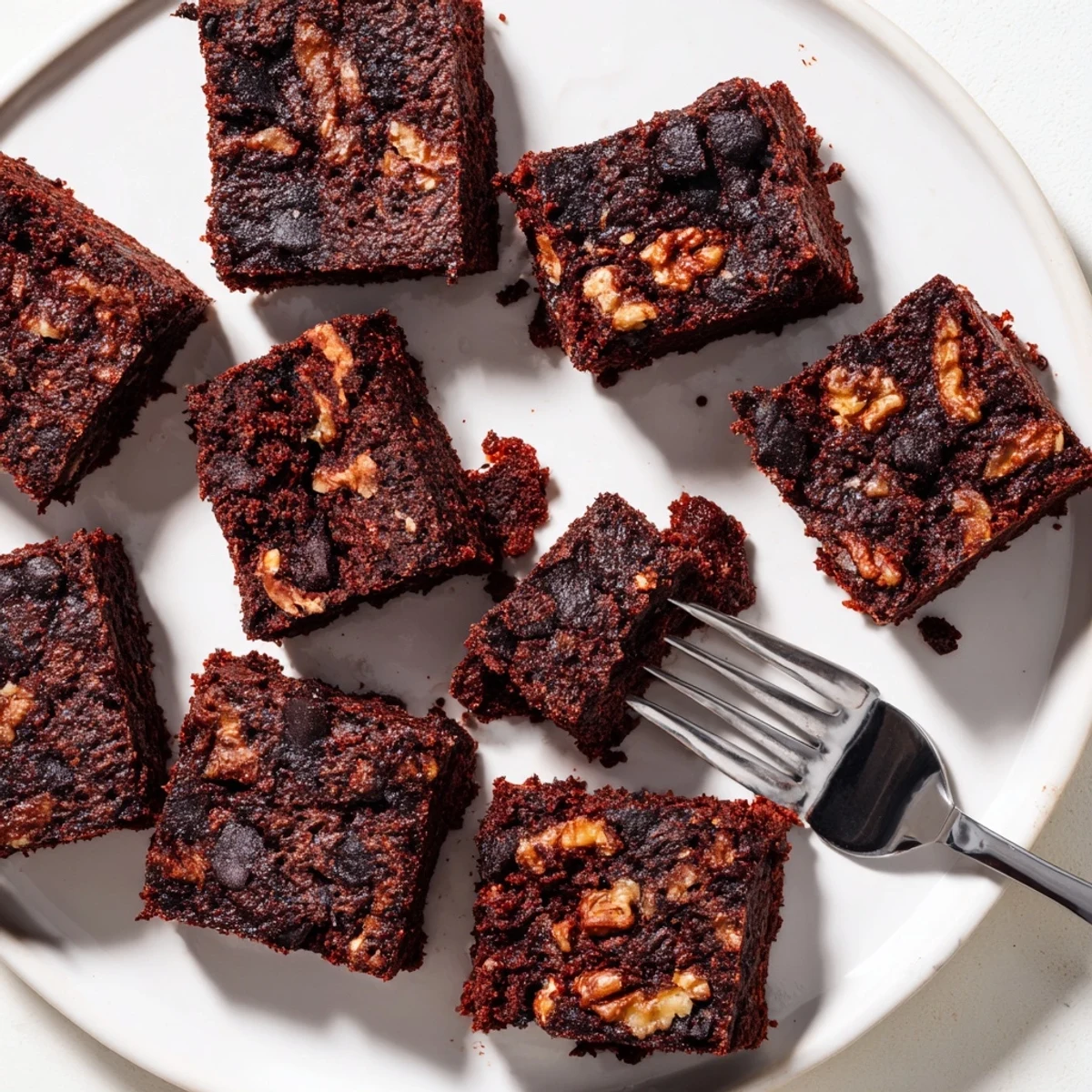 Decadent zero-waste brownies made from leftover nut-milk pulp and coconut oil.