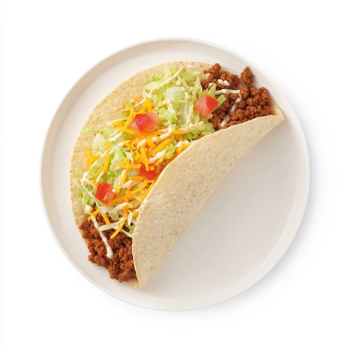 Homemade Cheesy Gordita Crunch Tacos, overflowing with ground beef and fresh lettuce for a satisfying bite.