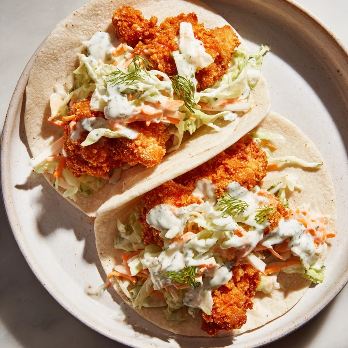 Crispy Buffalo Chicken Smash Burger Tacos sizzling on a griddle, ready to be flipped and devoured.
