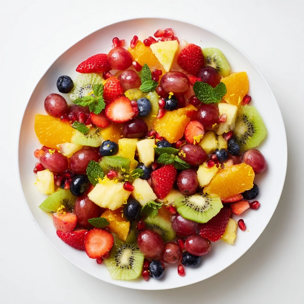 This festive Ornament Fruit Medley displays juicy strawberries, grapes, and kiwi, perfect for holiday gatherings.