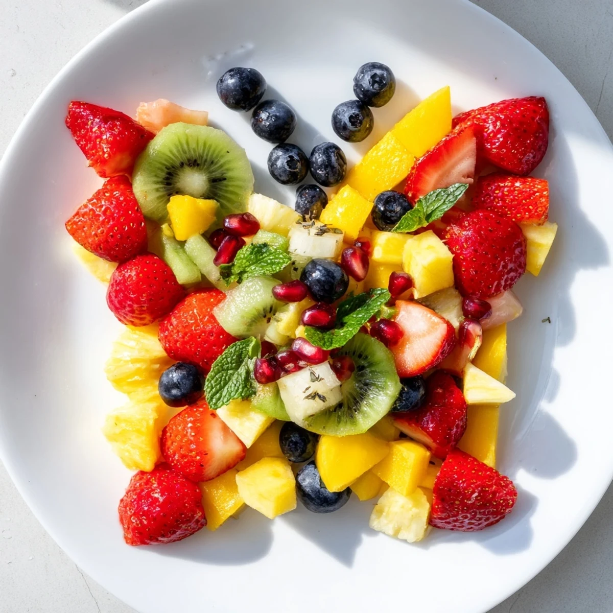 Vibrant "Papillon de Fruits d'Été Vifs" butterfly arrangement, showcasing colorful summer fruits ready to eat.