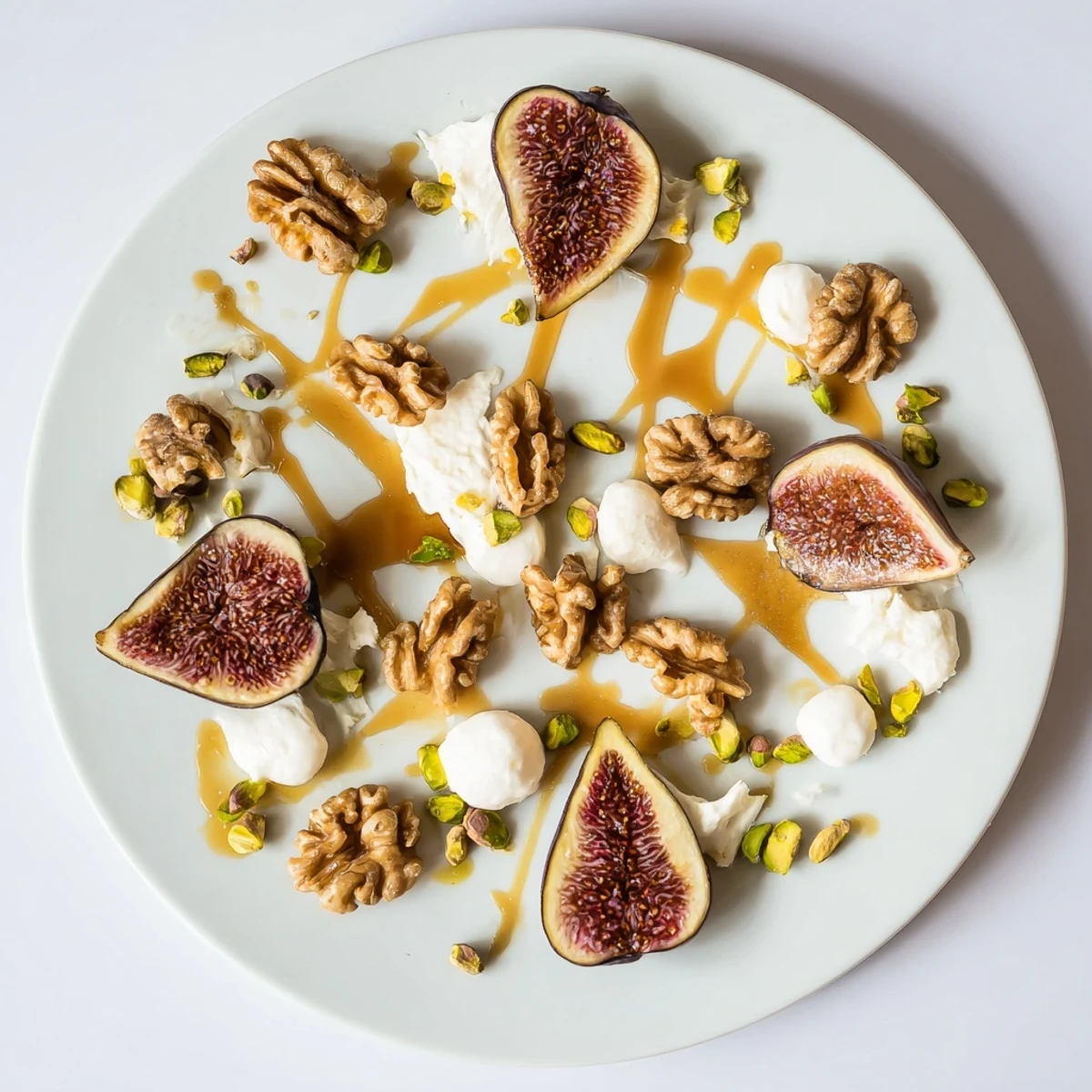 This vibrant Fig and Walnut Star Board appetizer is bursting with textures and flavors for sharing.