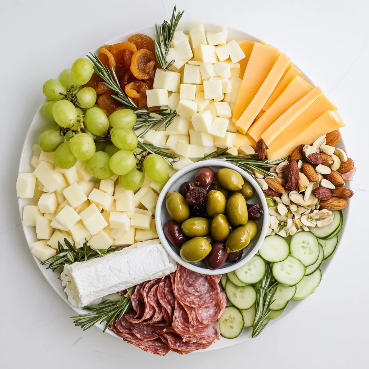 Book Club Pairing Platter: A tempting, visually stunning platter with cheeses and meats, ready for your book club.