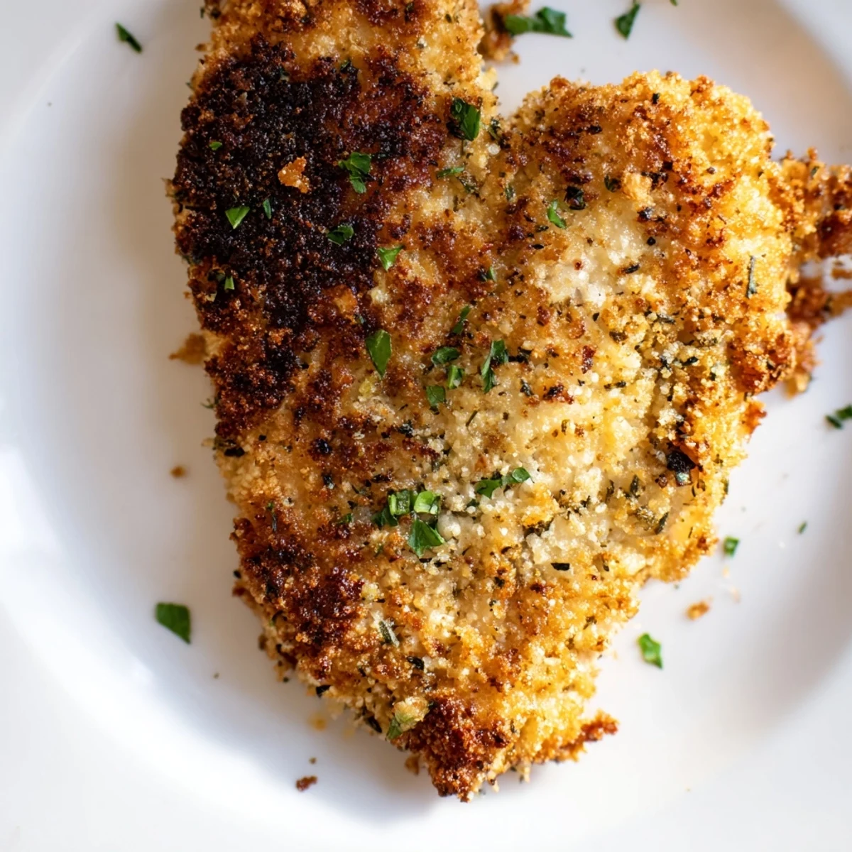 Imagine the delightful crunch: golden and cheesy, these crispy Parmesan chicken cutlets are a treat.