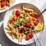 Baked Feta Chickpeas Tomatoes