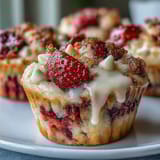 Strawberry White Chocolate Muffins