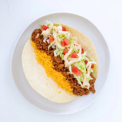 Cheesy Gordita Crunch Tacos with melted cheese, seasoned beef, and crunchy shells, ready to enjoy.