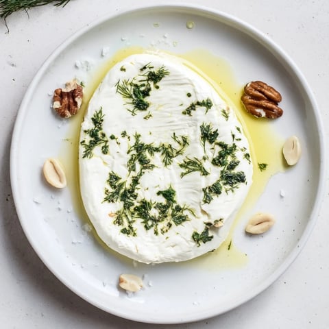 A close-up of The Fossil Record appetizer, featuring creamy cheese, herb imprints, and nutty details.