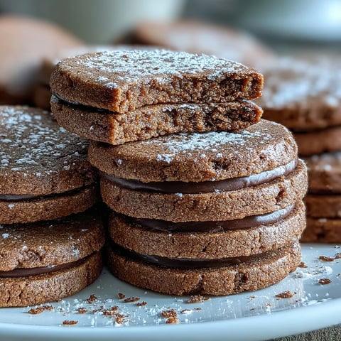 Hojicha Shortbread cookies on a rustic wooden board next to a steaming mug of tea.