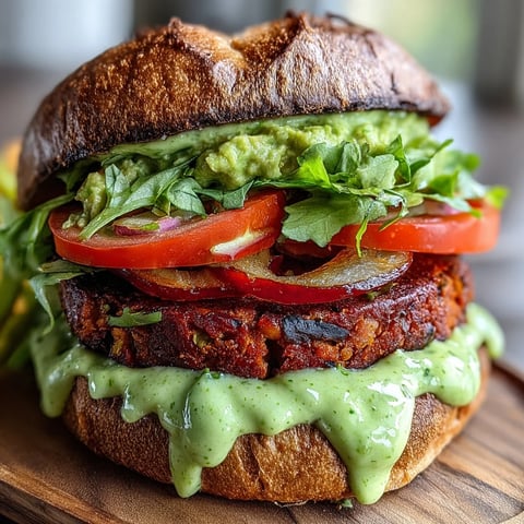 Golden-brown Vegan Sweet Potato Black Bean Burgers with a toasted bun and fresh tomato slices.