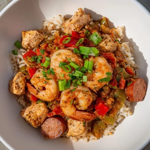 Cajun Jambalaya Rice Bowl