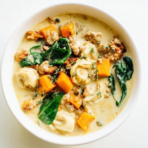 Creamy Sausage Tortellini Soup #241