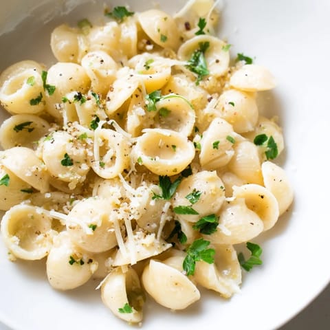 Creamy Garlic Butter Ditalini #408