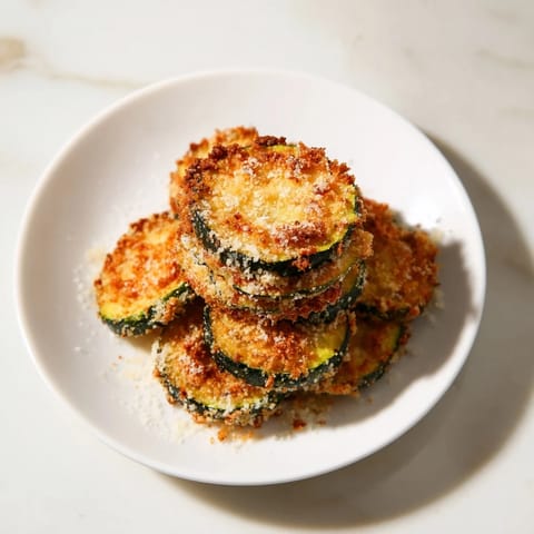 Freshly made Zucchini Chips, beautifully coated, ready to be enjoyed as a savory, satisfying snack.