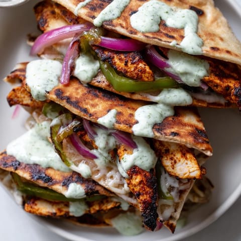 Tandoori Chicken Quesadilla Delight