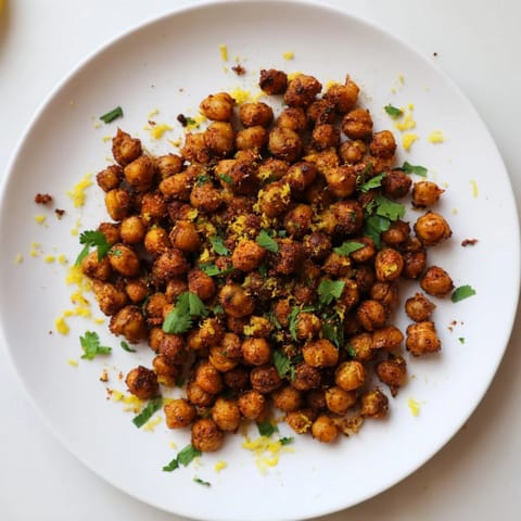 Harissa Chickpea Roast Snack #429