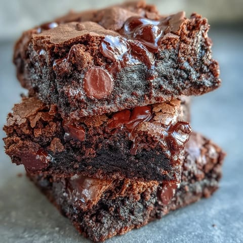 Freshly baked Hojicha Brookies, showing a crisp cookie top and fudgy brownie base with toasted aroma.