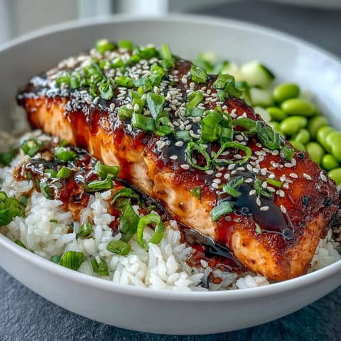Salmon Teriyaki Bowl