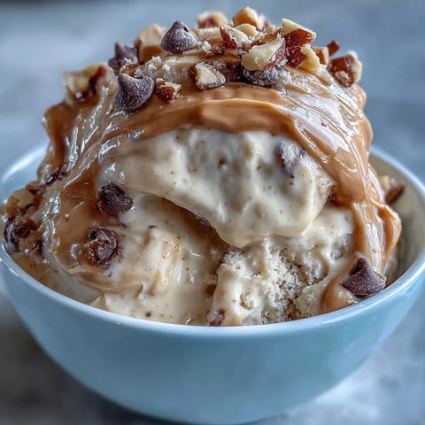 Creamy 4-Ingredient Peanut Butter Banana Ice Cream, naturally sweet and dairy-free.
