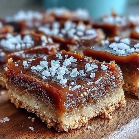 Sweet and savory Salted Maple Apple Butter Bars, perfect for cozy fall evenings.