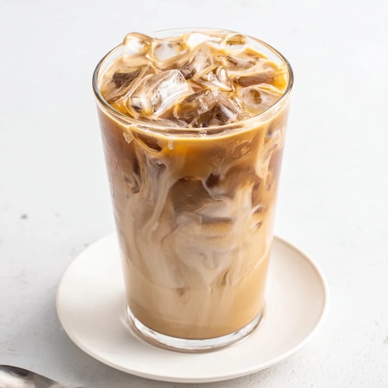 Refreshing Tahini Iced Coffee blending cold brew and tahini, perfect for warm days.