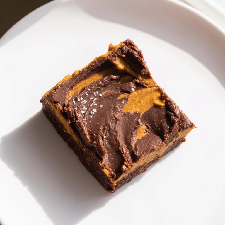 Healthy, gluten-free Pumpkin Workout Brownies offer a delightful treat for an after-gym snack, tempting to try.