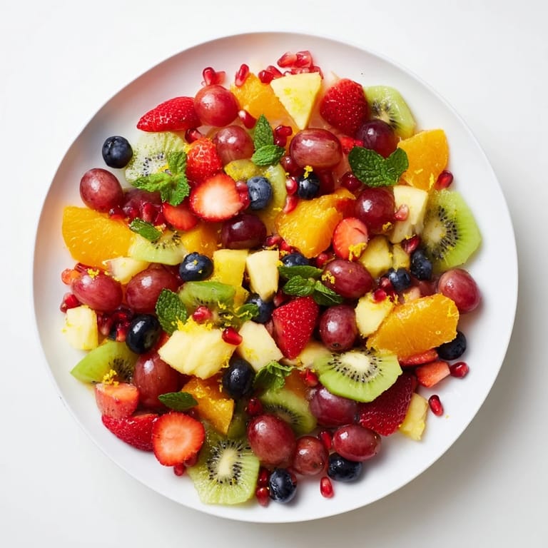 This festive Ornament Fruit Medley displays juicy strawberries, grapes, and kiwi, perfect for holiday gatherings.