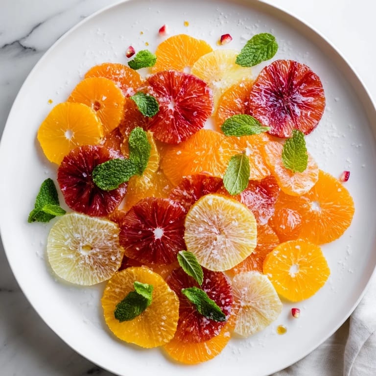Beautiful Citrus Slice Garland Fruit Board, showcasing a colorful variety of freshly cut citrus.