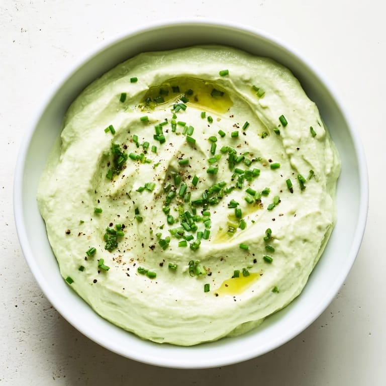 This homemade Avocado Cottage Cheese Dip features a smooth texture and the bright flavor of fresh lemon juice.