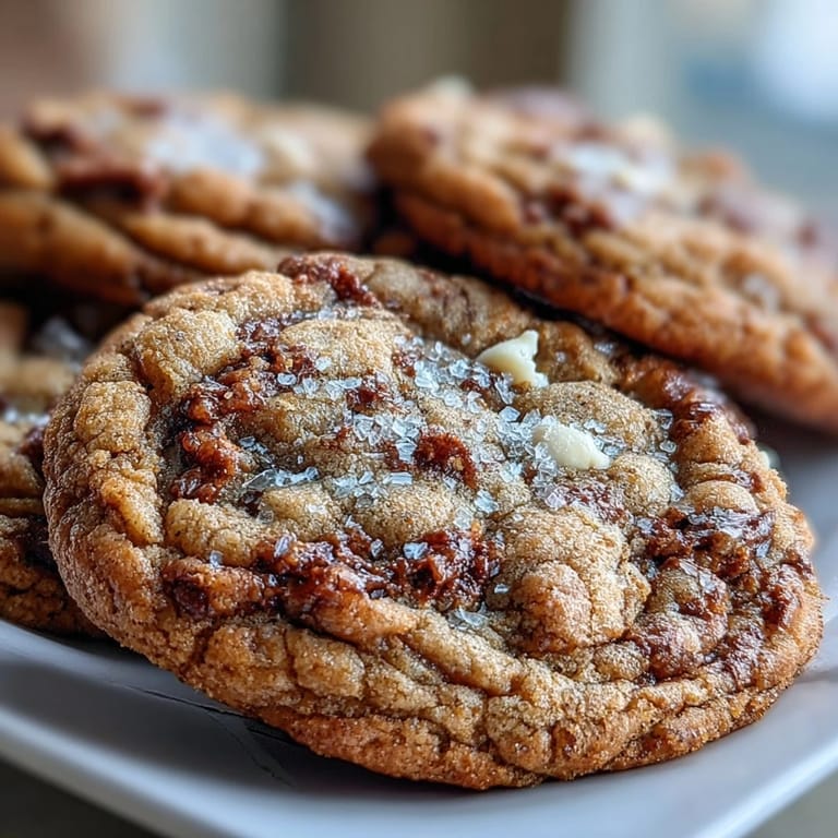 Golden Brown Butter Hojicha & Earl Grey Cookies showcasing a soft texture and aromatic fusion.