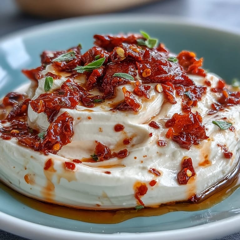 Creamy spread of softened cream cheese blended with Calabrian chilies, olive oil, and lemon juice.