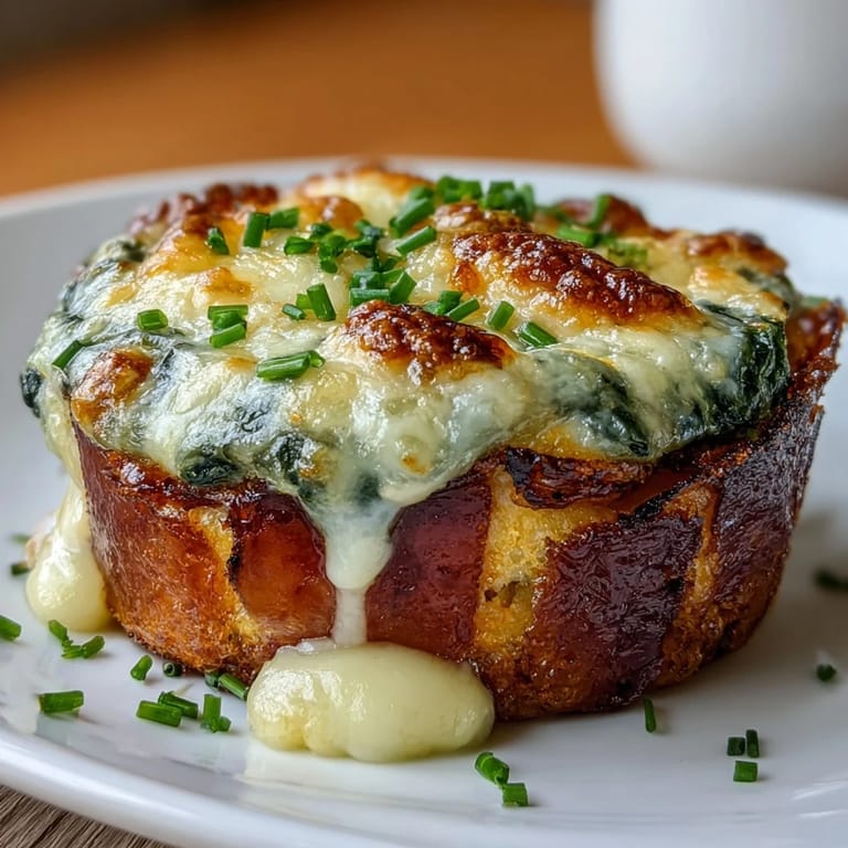 Fluffy green eggs blended with spinach and cheese baked in ham cups, offering a whimsical, protein-packed breakfast kids will love.