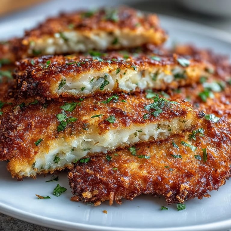 Tender cabbage rounds, breaded and fried until crisp, make a hearty vegetarian twist on classic schnitzel.