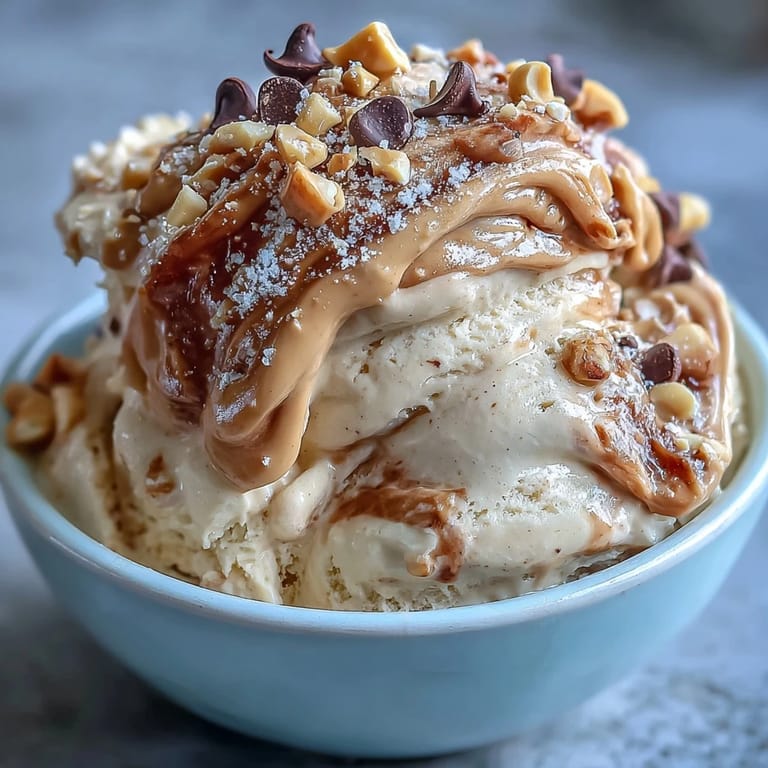 Scoopable 4-Ingredient Peanut Butter Banana Ice Cream, perfectly blended and ready to enjoy.