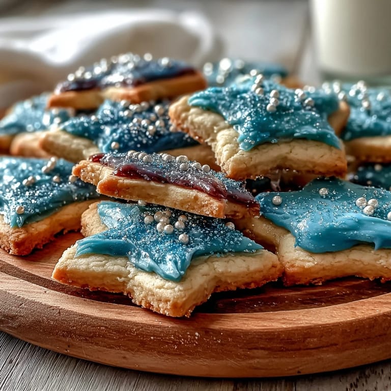 Enjoy golden-edged Gemini Zodiac Cookies topped with sweet, star-shaped royal icing.